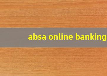 absa online banking